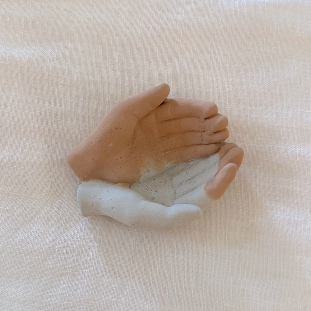 Handmade Ceramic Hand Sculpture
